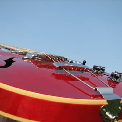 Epiphone Casino Coupe - Cherry Red - Gotoh Bridge - Black Pickguard and Knobs - Upgrades! image 9