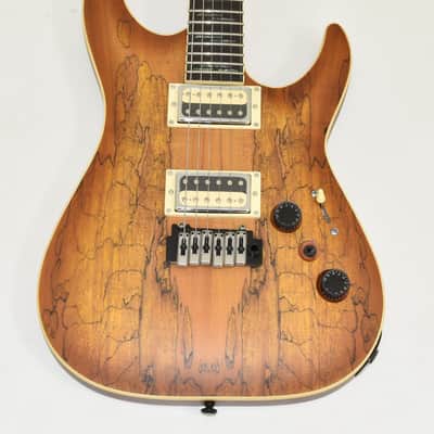 Schecter C-1 Exotic Spalted Maple Guitar Natural B-Stock 0313 image 2