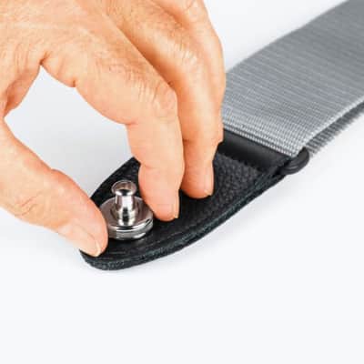 Schaller S-LOCK Security Strap Lock System (2), Nickel; Pull to Release image 3