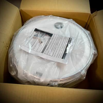 Tama Brass Starphonic snare drum Present new Never Hit!!!!  - Chrome image 4