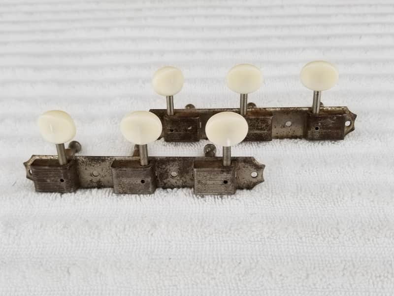 1950s Kluson Deluxe "No Line" Strip Tuners - For Pre 1956 Les Paul Jr, Special, J-45,  Ect image 1