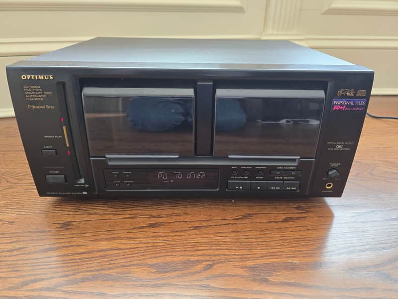 Optimus CD-8300 50+1 CD changer Mid-1990s - Black image 1
