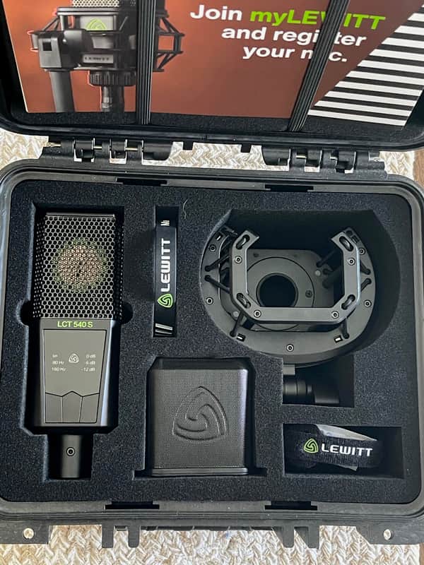 Lewitt LCT-540-SUBZERO Large Diaphragm Condenser Microphone 2010s - Black image 1
