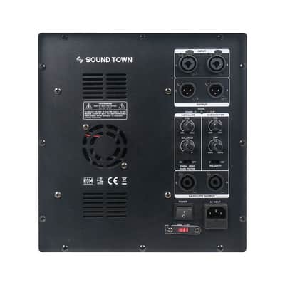 CARPO-18SWPW | 2000W 18" Powered DJ/PA Pro Audio Subwoofer with 2 Speaker Outputs, 4" Voice Coil, White image 7
