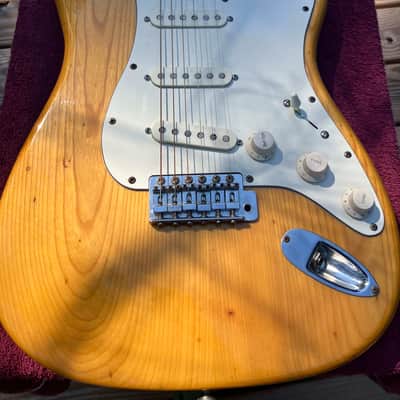Vintage MIJ Fernandes Burny Custom Stratocaster 1976 - Natural image 1