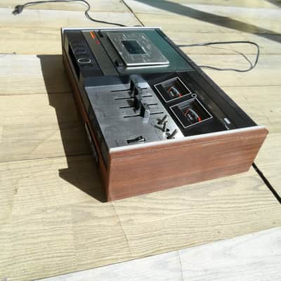 Vintage early TEAC Cassette Deck Model 355 in Wood Case image 4