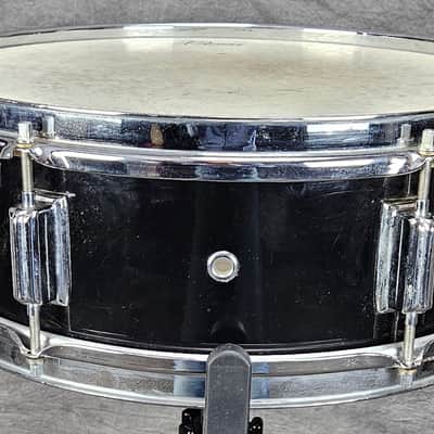 Rogers Luxor 14x5 Snare Drum 1960s - Jet Black Pearl image 3