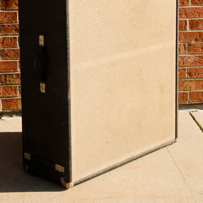 1966 Bandmaster Head & 2 x 12" Matching Cabinet, Recapped & Retubed, Blackface image 7