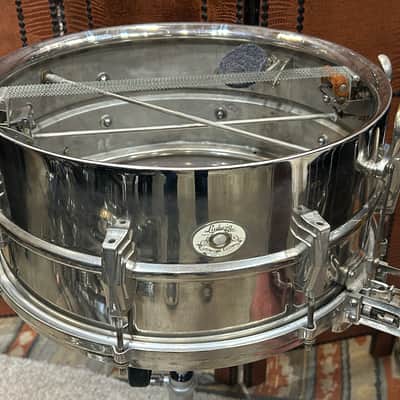 Ludwig&Ludwig Silver Anniversary 6 1/2 X 14" Snare Drum (TL-416) 1936 - Nickle Over Brass (NOB) image 6