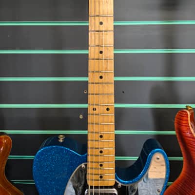 Fender J Mascis Telecaster Bottle Rocket Blue Flake 2021 Electric Guitar image 7