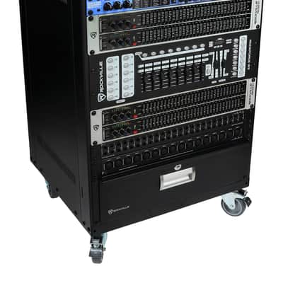 Rockville RR14U 14U Live Sound/Recording Studio Rack Case w/Wheels + Hardware image 4