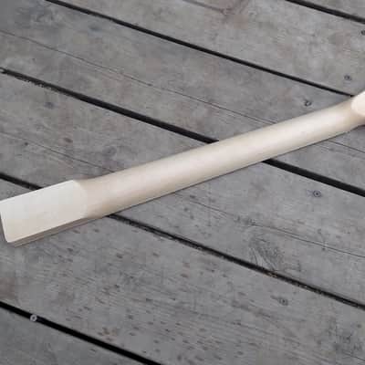 21 Fret Maple on Maple T guitar neck replacement steel frets  DIY image 3