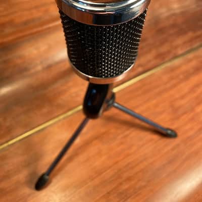 Vintage Ronette SB 742 Crystal Dual Capsule Microphone 50s Black / Silver (Rare) NOS image 3