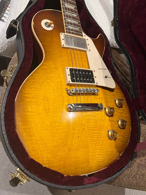 GIBSON JIMMY PAGE LES PAUL #2 MURPHY AGED AND SIGNED #10/25 - 2010 - RELIC PAGE BURST