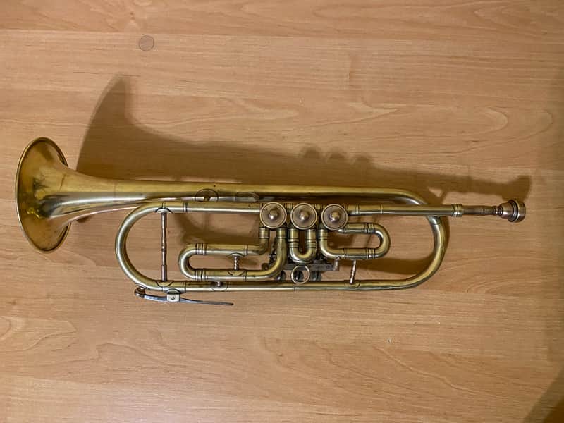 Soviet Trumpet USSR 1969 Brass Musical Wind Instrument Vintage and Rare image 1
