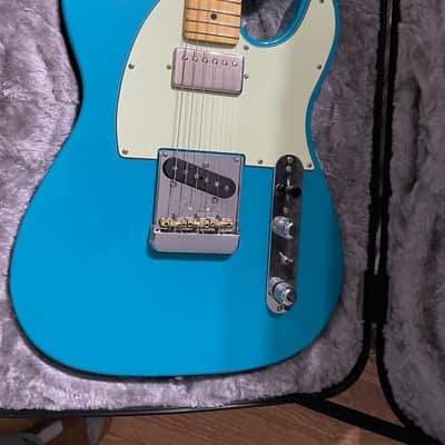 Fender American Professional II Telecaster with Fralin/Duncan Miami Blue image 4