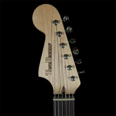 Tone Bakery Jazzbird T with Warmoth Neck and Gotoh Hardware - Silverburst image 6
