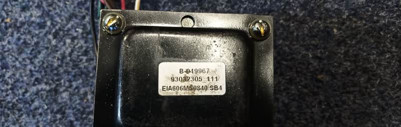 Fender Pro Jr Mains trafo 110VAC 2015 black image 1