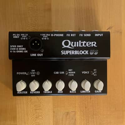 Quilter SuperBlock US 25-Watt Pedalboard Guitar Amp 2021 - Black image 3