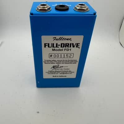 Fulltone FD1 Full-Drive 1 Overdrive 2018 - Blue image 6