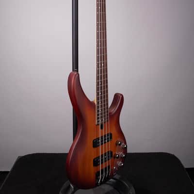 Yamaha TRBX504 4-String Bass - Brick Burst, Rosewood Fingerboard, Active/Passive EQ image 3