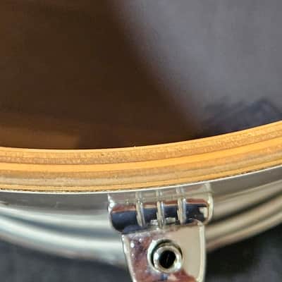 Vintage Ludwig 14x14 White Cortex Double-Headed Tom | Blue/Olive Badge | 6-Ply Shell | Late 70s Early 80s image 8
