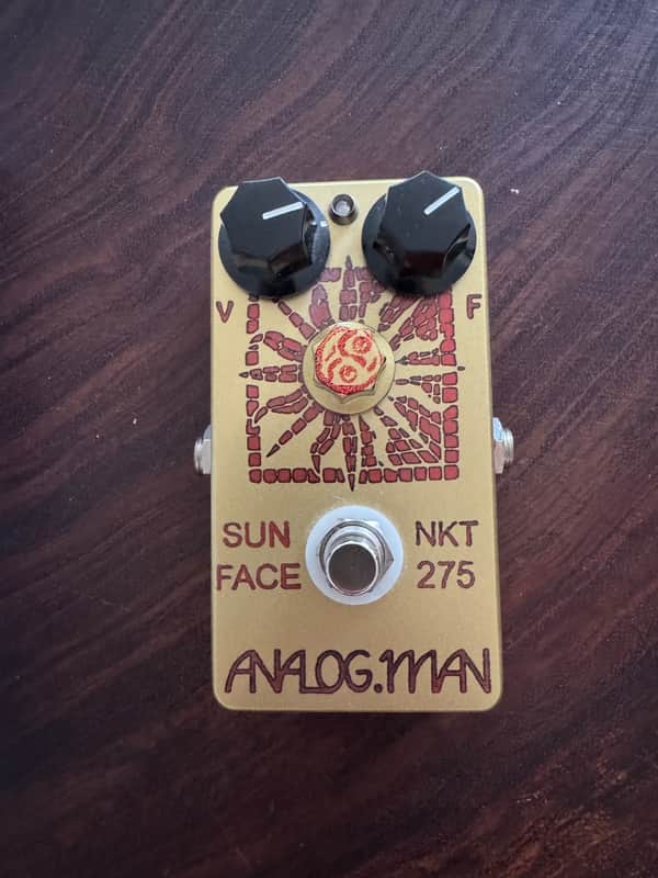 Analogman Sun Face Red Dot NKT-275 LG Low Gain Germanium Fuzz with