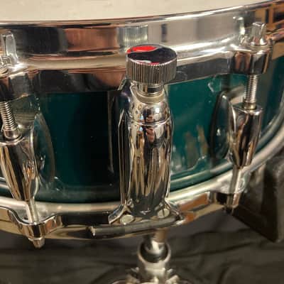 Steve Ferrone's Tom Petty and the Heartbreakers, Gretsch USA Custom- 4x14" "American Drum Series", Snare Drum, Cadillac Green - 2006. SIGNED! image 18
