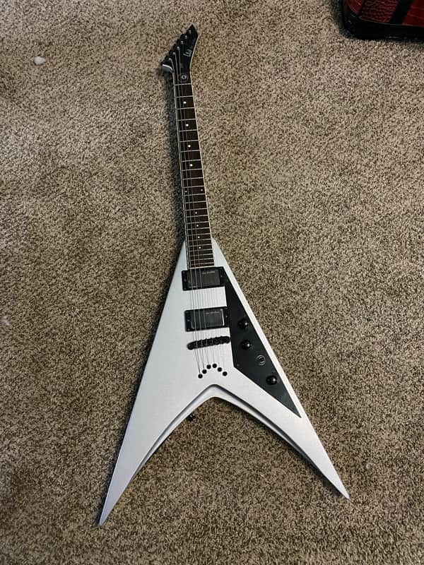 2006 ESP LTD DV8-R Silver - Livewire Pickups + Original Case