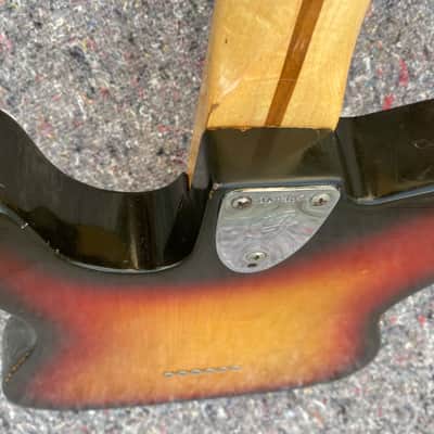 Fender Telecaster Thinline 1972 - Sunburst - Maple fingerboard image 11