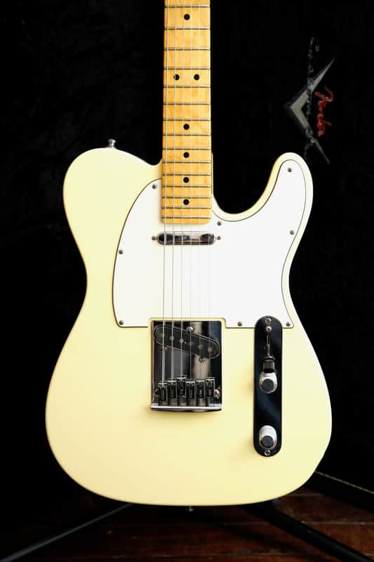 Fender Custom Shop Custom Classic Telecaster Vintage White Electric Guitar 2009 image 1