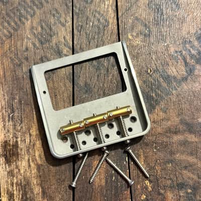 Van Dyke-Harms Telecaster Humbucker Bridge w/ Brass Saddles - Stainless Steel - Top Loader / String Through image 1