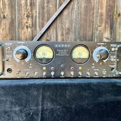 Groove Tubes SuPRE Stereo Unit Vacuum Tube Microphone and Instrument Preamplifier 2008 - 2010 - Black image 4