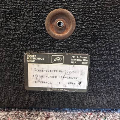Peavey XR600B Powered Mixer and Peavey T-300 Speaker Pair (Model 1210TS) 8 Ohms (1980s) image 4