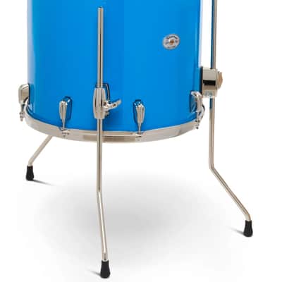 Slingerland Studio King Shell Set Lunar Blue Laquer - Drum Shell Set image 3
