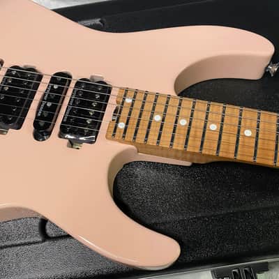NEW ! Jackson Custom Shop Dinky HSH - Roasted Maple Neck & Fretboard - DK - Shell Pink - Authorized Dealer - 8.1 lbs - G06854 image 2