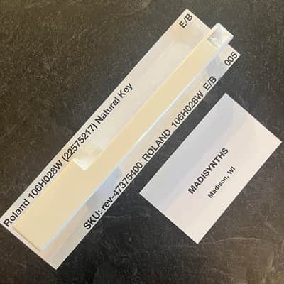 ORIGINAL Roland Replacement Weighted E/B Key (106H028W) for D-50, JX-8P, JX-10, Juno-2, etc (SK-361 keybeds)