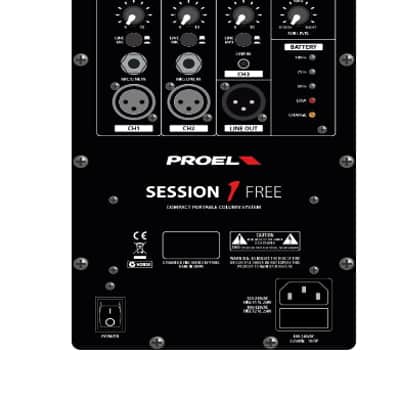 SISTEMA AMPLIFICATO A COLONNA PROEL SESSION1 FREE image 2