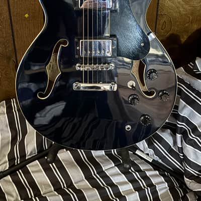 Samick # PL – 1/TBL mid-90's - Transparent Blue gloss finish that pops under lights image 3