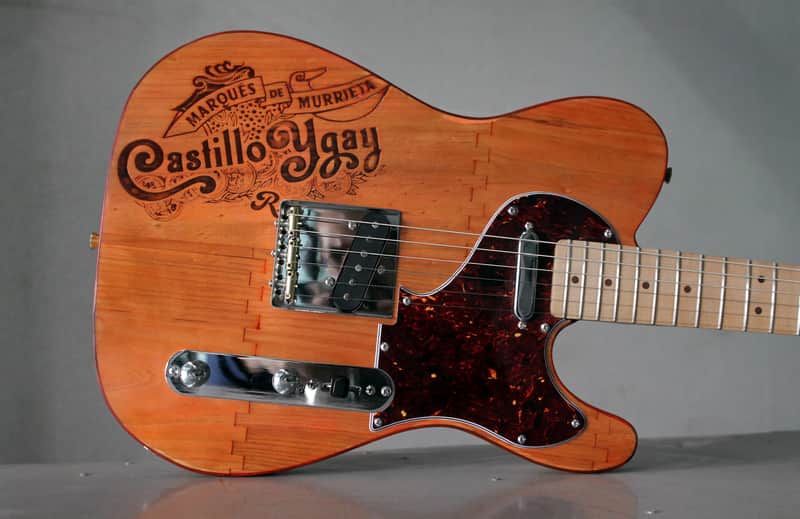 Handmade Standard Telecaster for fans of good wine image 1
