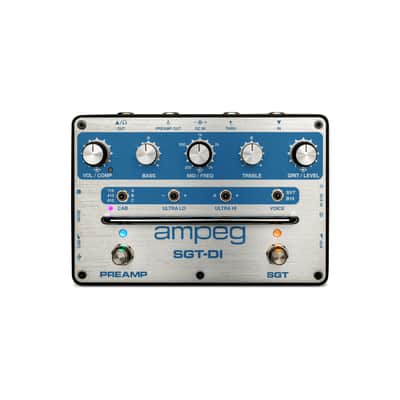 Ampeg SGT-DI Bass Preamp Pedal and DI - Blue Line Anniversary Edition image 1