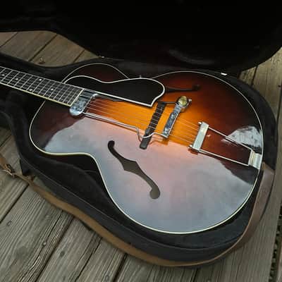 The Loar LH-600-VS w/ Dearmond FHC Pickup - Upgrades - Vintage Sunburst w/ Case image 1