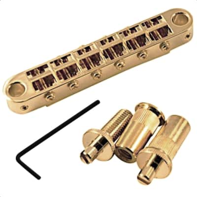 TonePros T3BT-G Tunematic Bridge-Gold image 1