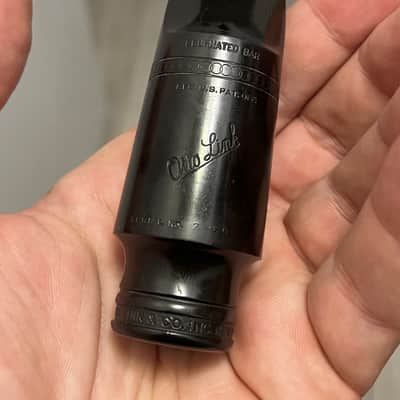 Original Otto Link Slant Signature New York eburnated bar Saxophone Mouthpiece imagen 2