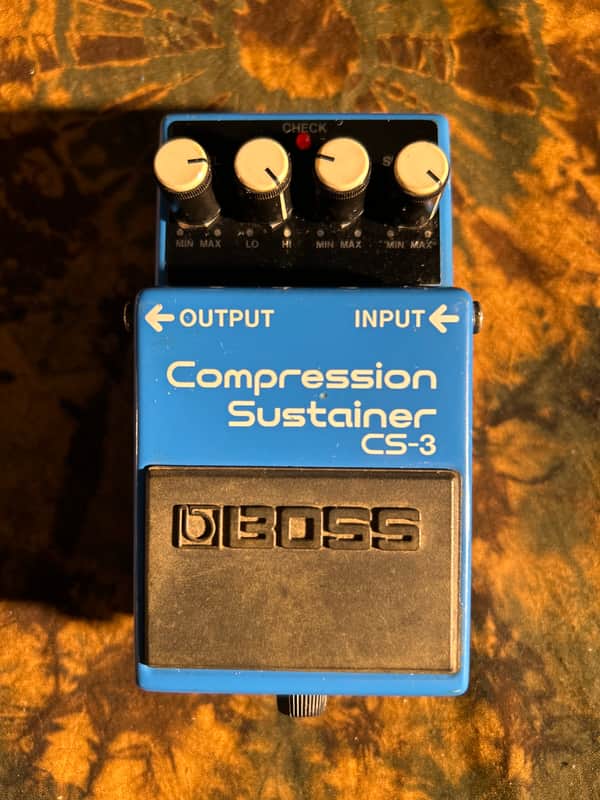 Boss CS-3 Compression Sustainer Just Serviced (Silver Label) 1997 - Present - Blue image 1
