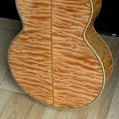 Gibson SJ-200 Quilt Vine  2015 - Insane Quilted Maple all over w/stunning Abalone inlaid on every surface. image 6