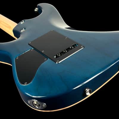 2015 Tom Anderson Drop Top Personalized Flame Top ~ Natural Arctic Blue Burst with Binding image 4