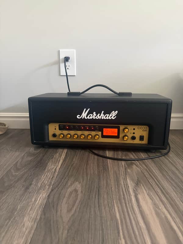 Marshall Code CODE100H 100-Watt Digital Modeling Guitar Amp Head 2016 - 2021 - Black image 1