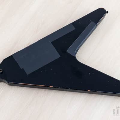 Gibson Custom Shop Kirk Hammett 1979 Flying V Murphy Lab Aged Ebony image 12