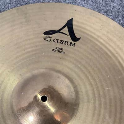 Used Zildjian A Custom Ride Cymbal 20" - Good image 2